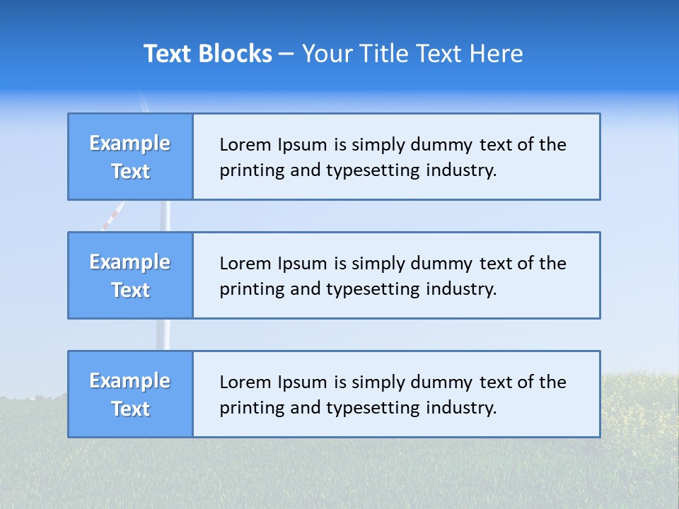 Rotating Summer Outdoor PowerPoint Template
