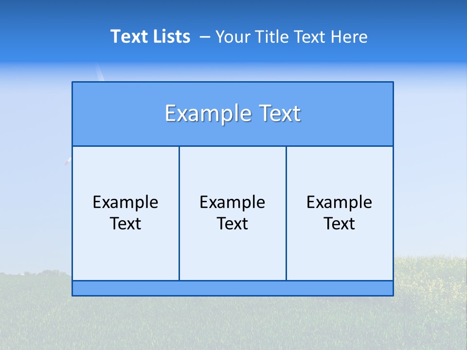 Rotating Summer Outdoor PowerPoint Template