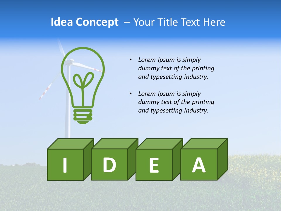 Rotating Summer Outdoor PowerPoint Template