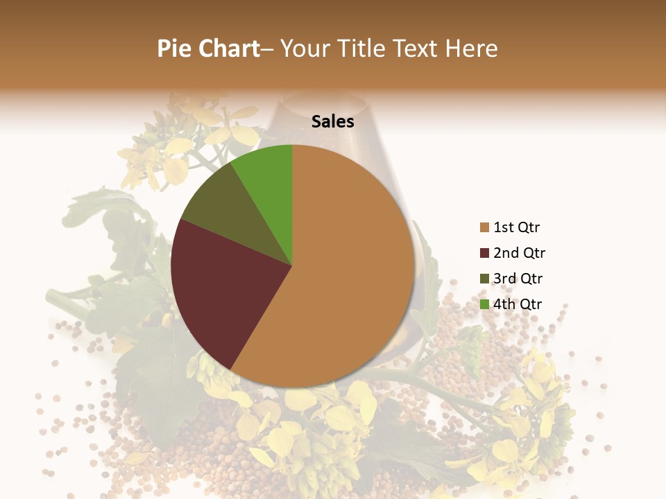 Honey Canola Isolated PowerPoint Template