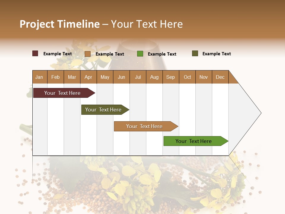 Honey Canola Isolated PowerPoint Template
