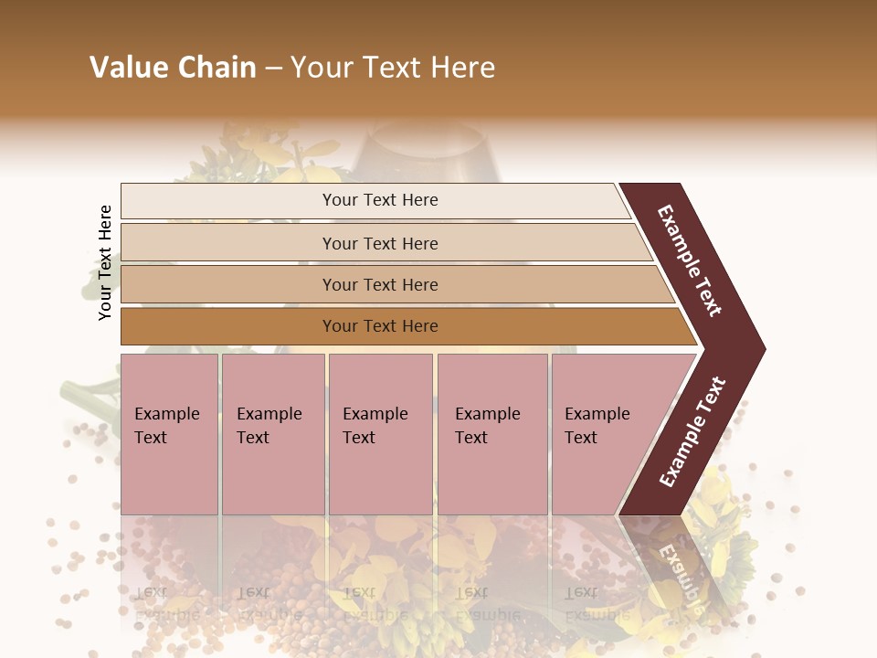 Honey Canola Isolated PowerPoint Template
