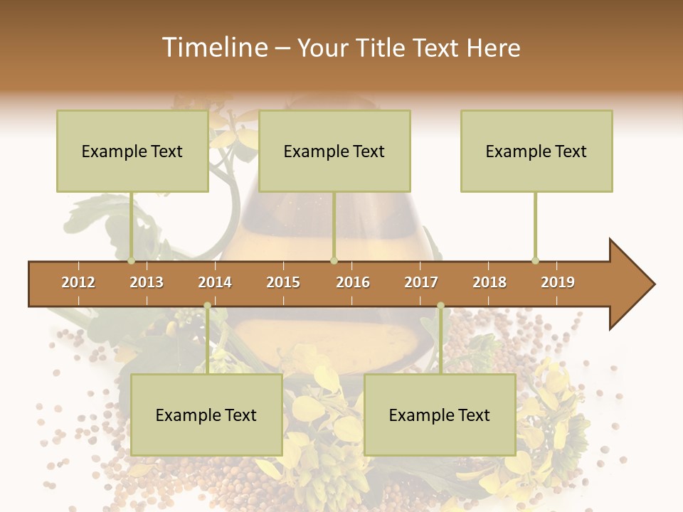 Honey Canola Isolated PowerPoint Template