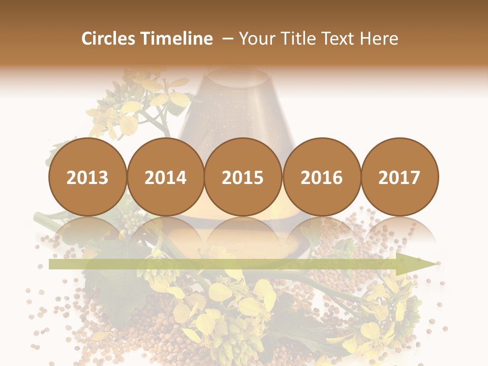 Honey Canola Isolated PowerPoint Template