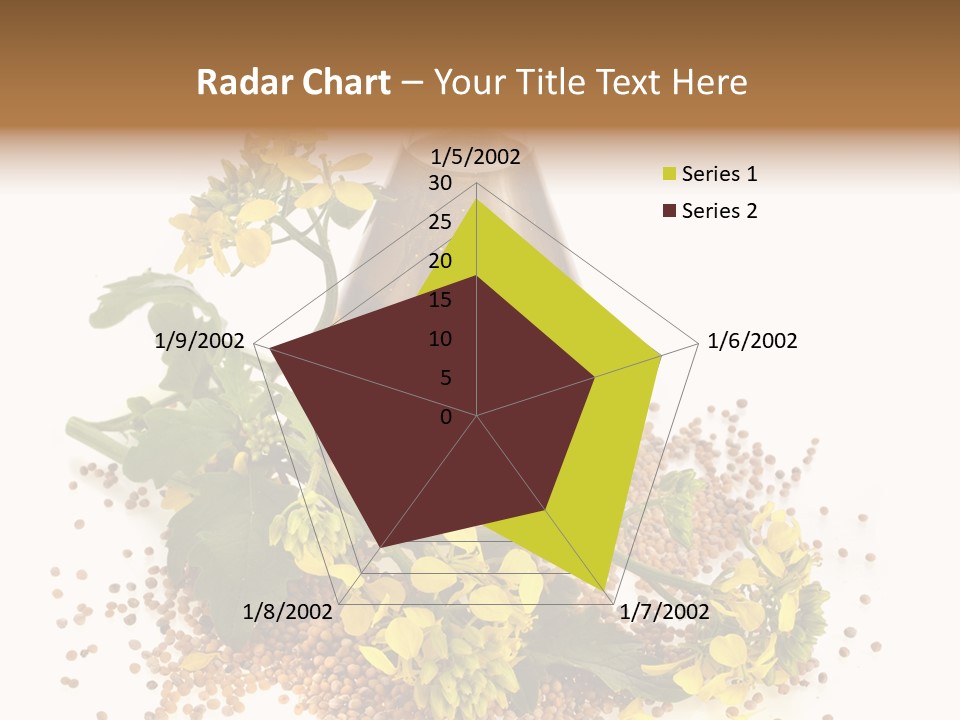 Honey Canola Isolated PowerPoint Template