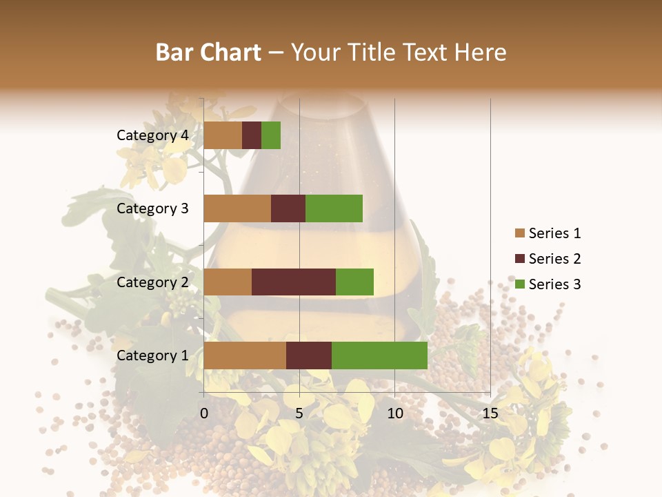 Honey Canola Isolated PowerPoint Template