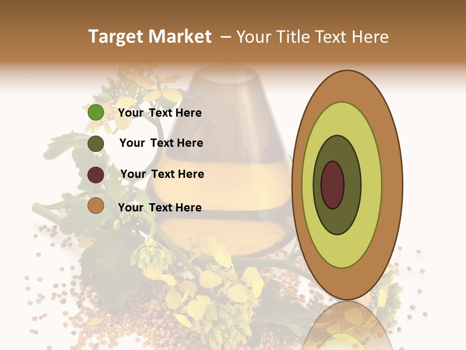 Honey Canola Isolated PowerPoint Template