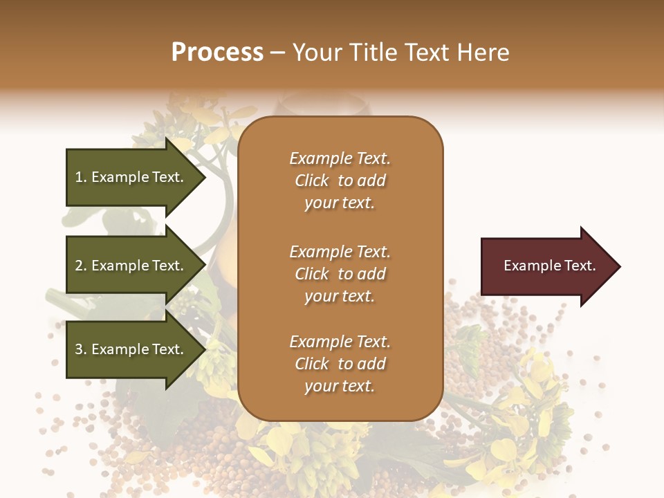 Honey Canola Isolated PowerPoint Template