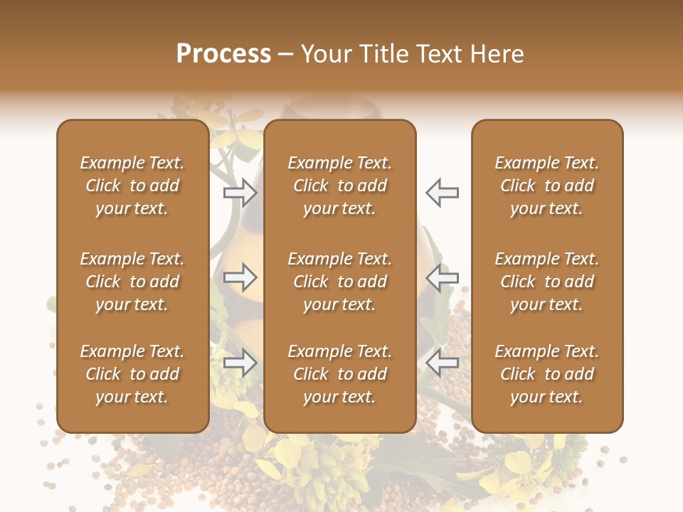 Honey Canola Isolated PowerPoint Template