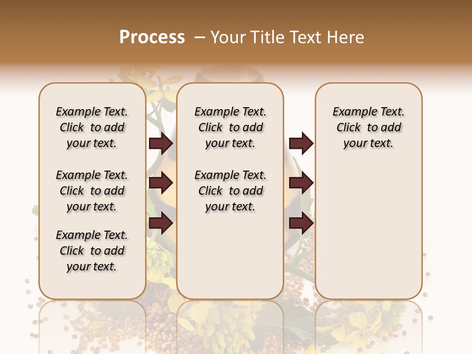 Honey Canola Isolated PowerPoint Template