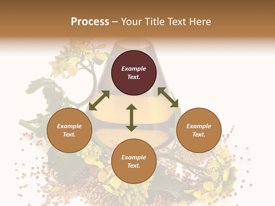 Honey Canola Isolated PowerPoint Template