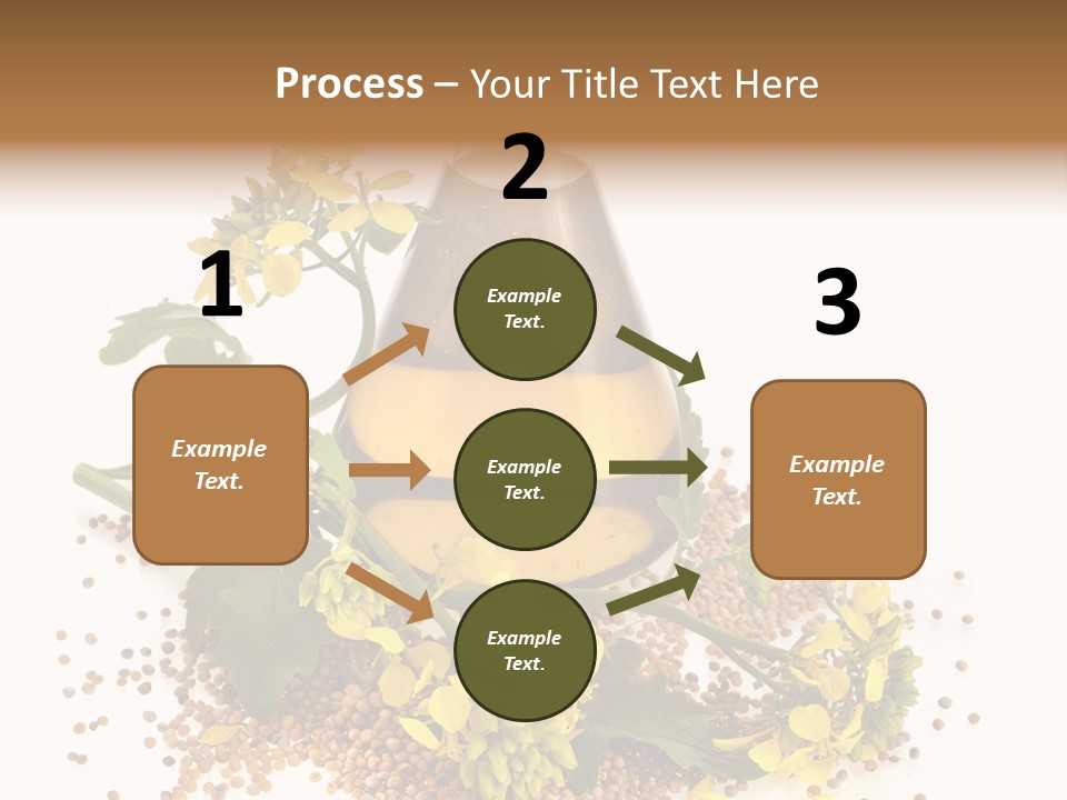 Honey Canola Isolated PowerPoint Template