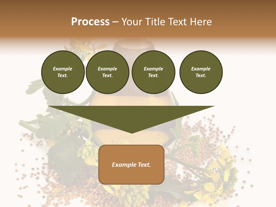 Honey Canola Isolated PowerPoint Template