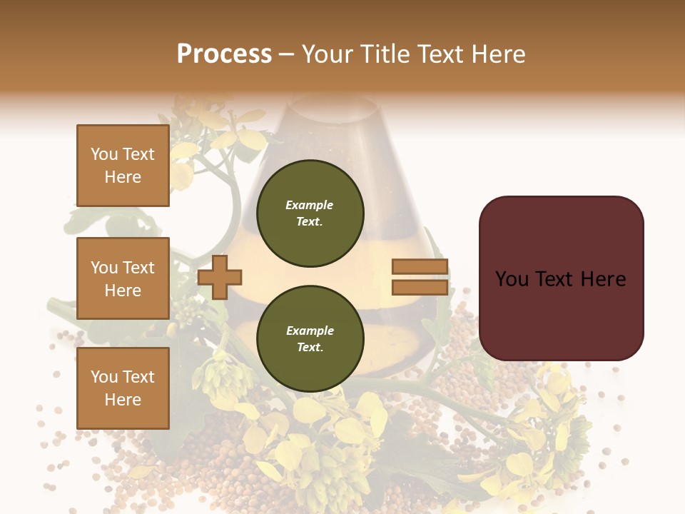 Honey Canola Isolated PowerPoint Template