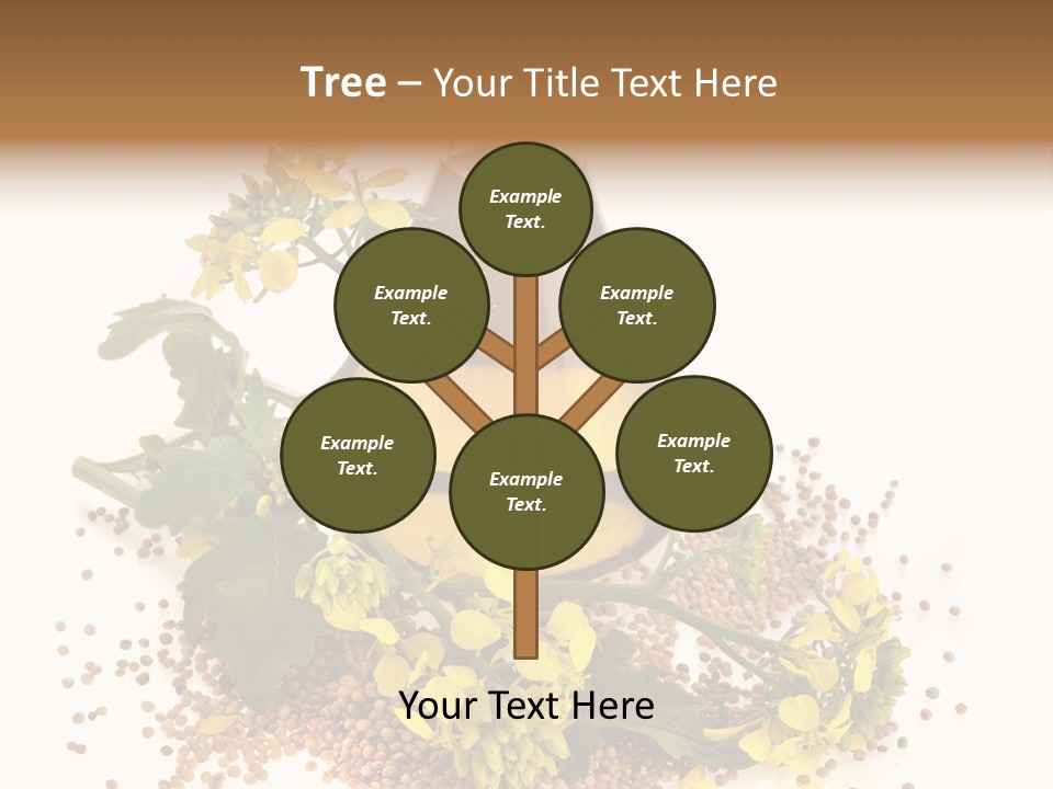 Honey Canola Isolated PowerPoint Template