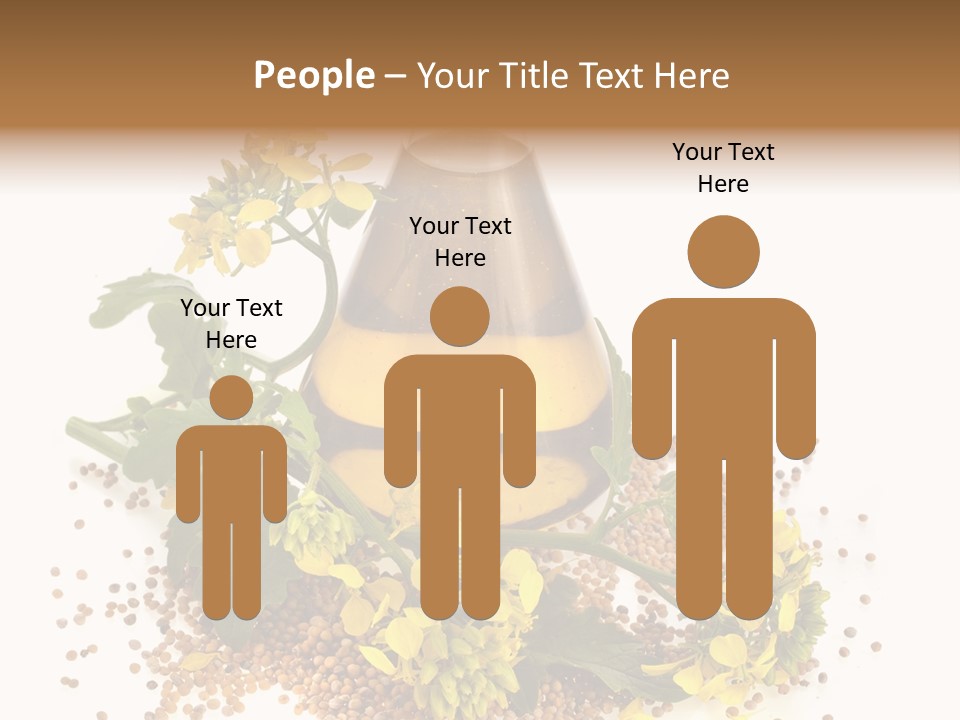Honey Canola Isolated PowerPoint Template