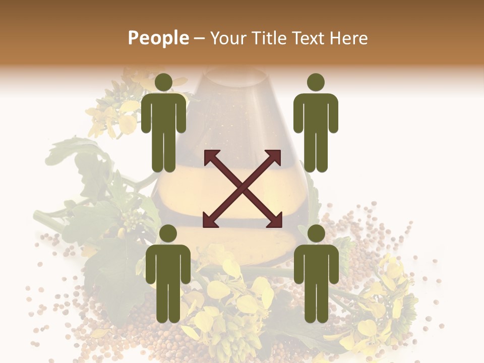 Honey Canola Isolated PowerPoint Template