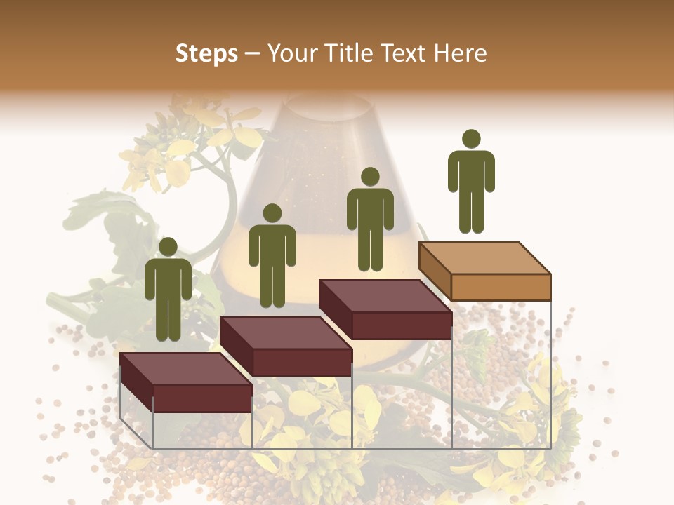 Honey Canola Isolated PowerPoint Template