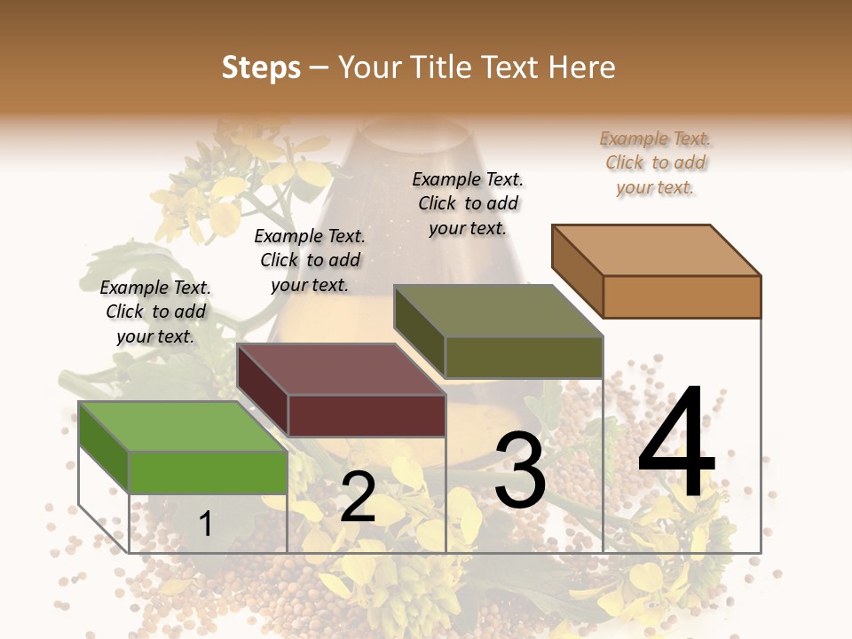 Honey Canola Isolated PowerPoint Template