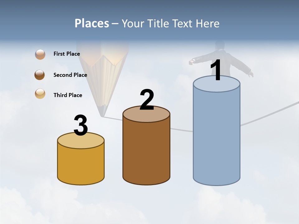 Overcome Person Vision PowerPoint Template