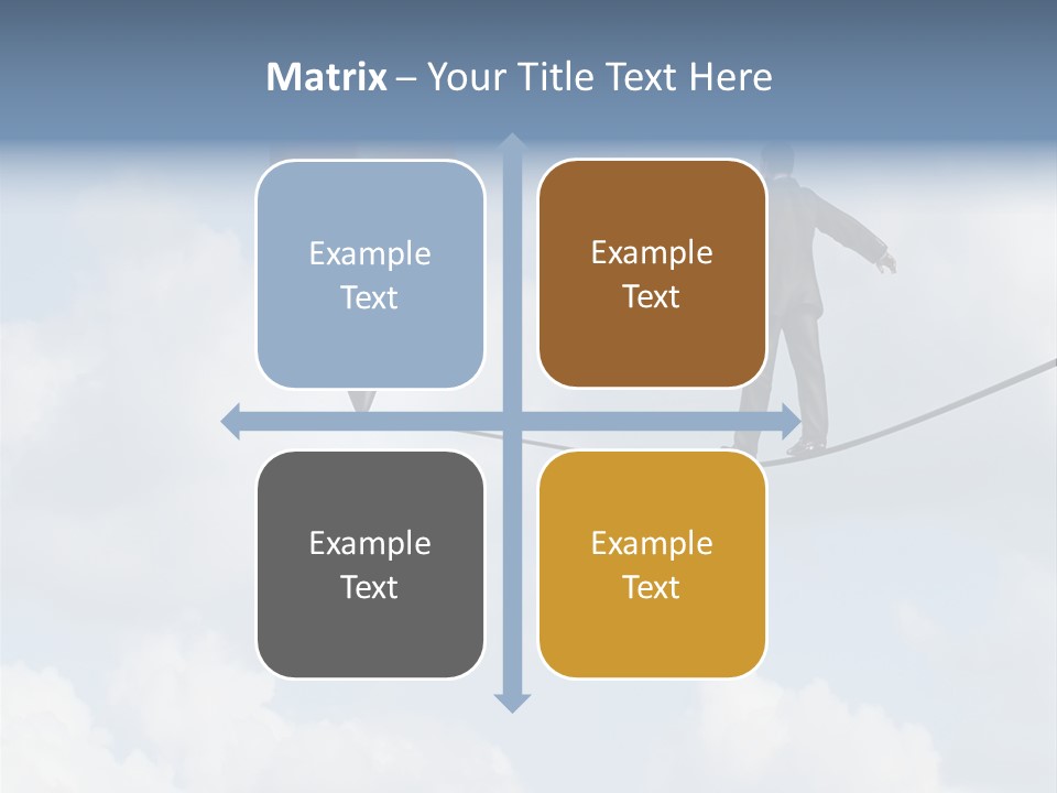 Overcome Person Vision PowerPoint Template