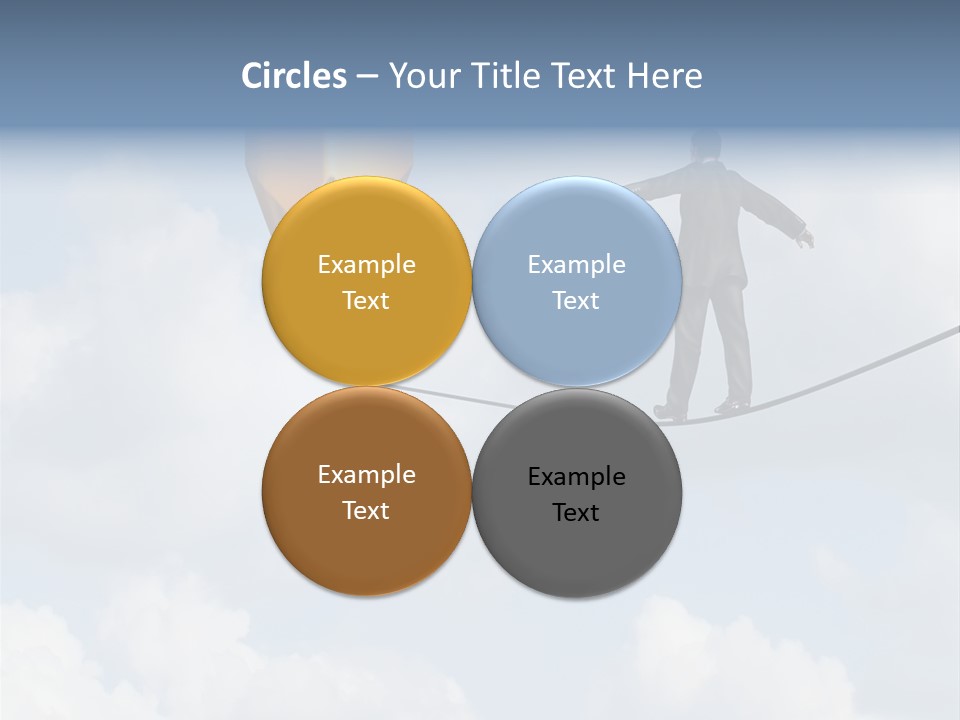 Overcome Person Vision PowerPoint Template