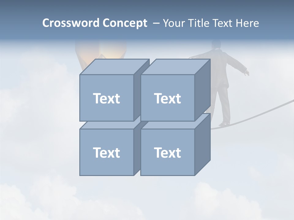 Overcome Person Vision PowerPoint Template