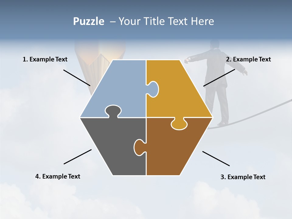 Overcome Person Vision PowerPoint Template