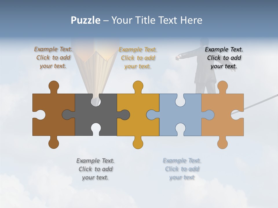 Overcome Person Vision PowerPoint Template