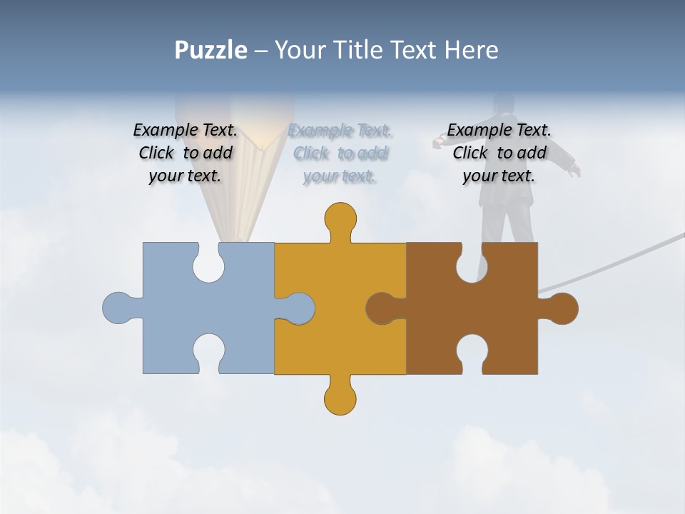 Overcome Person Vision PowerPoint Template