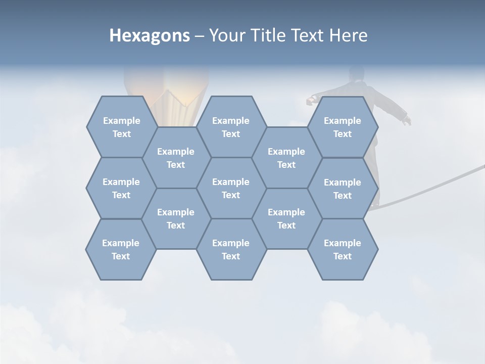 Overcome Person Vision PowerPoint Template