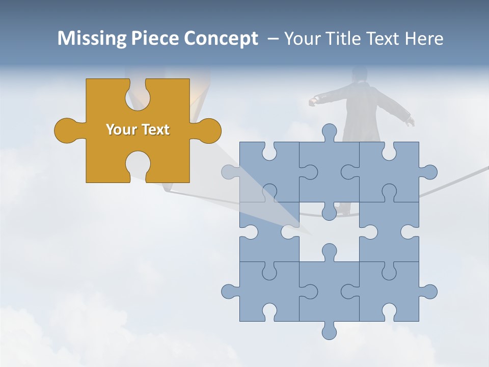 Overcome Person Vision PowerPoint Template