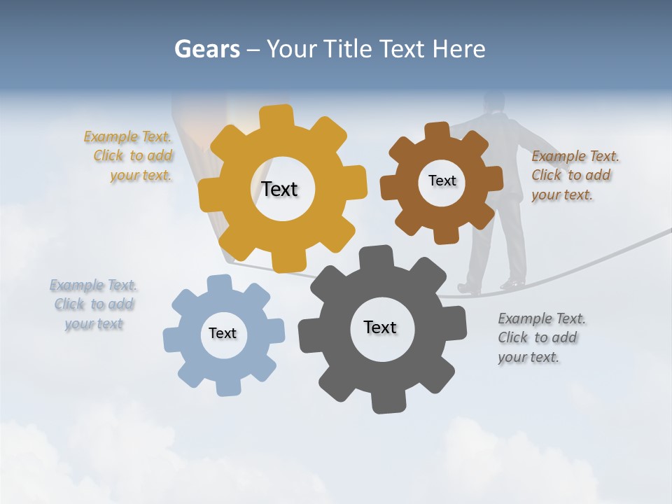 Overcome Person Vision PowerPoint Template