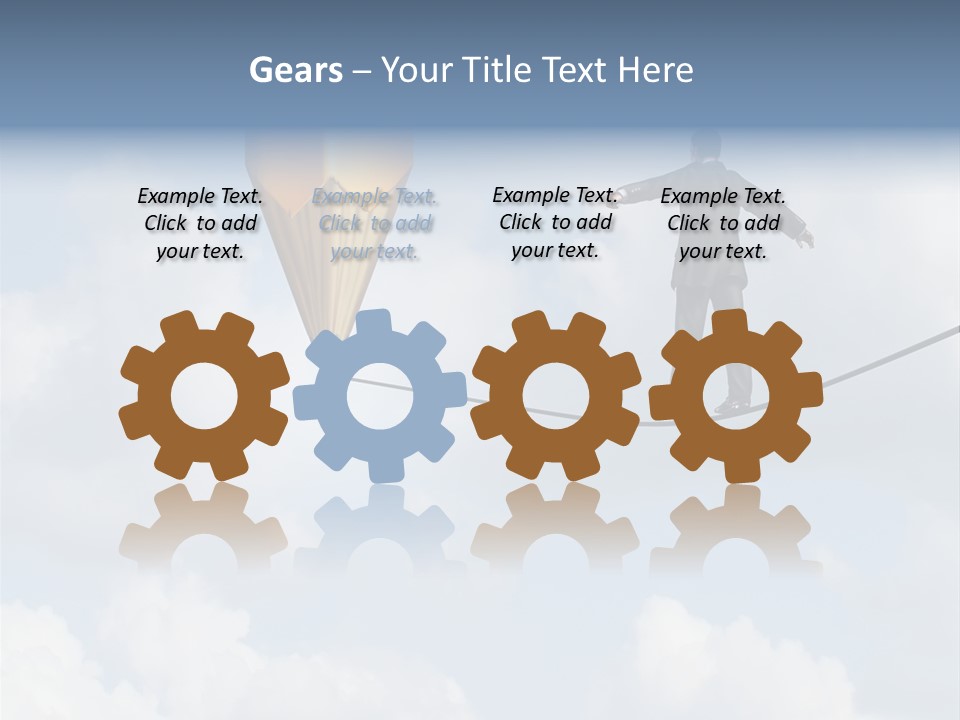 Overcome Person Vision PowerPoint Template