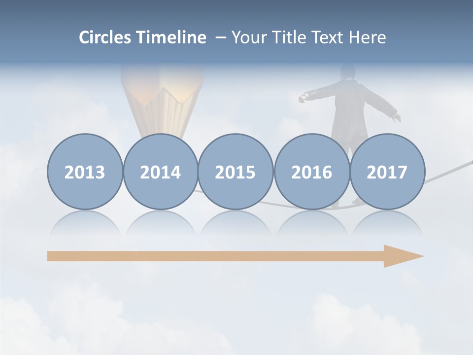 Overcome Person Vision PowerPoint Template