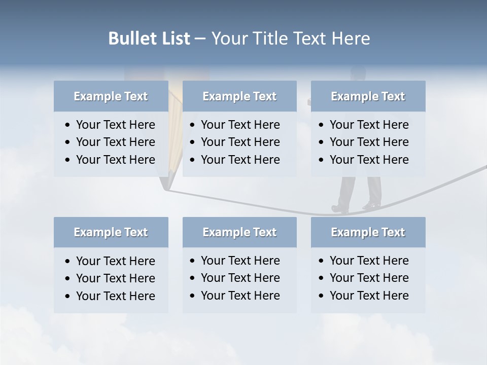Overcome Person Vision PowerPoint Template
