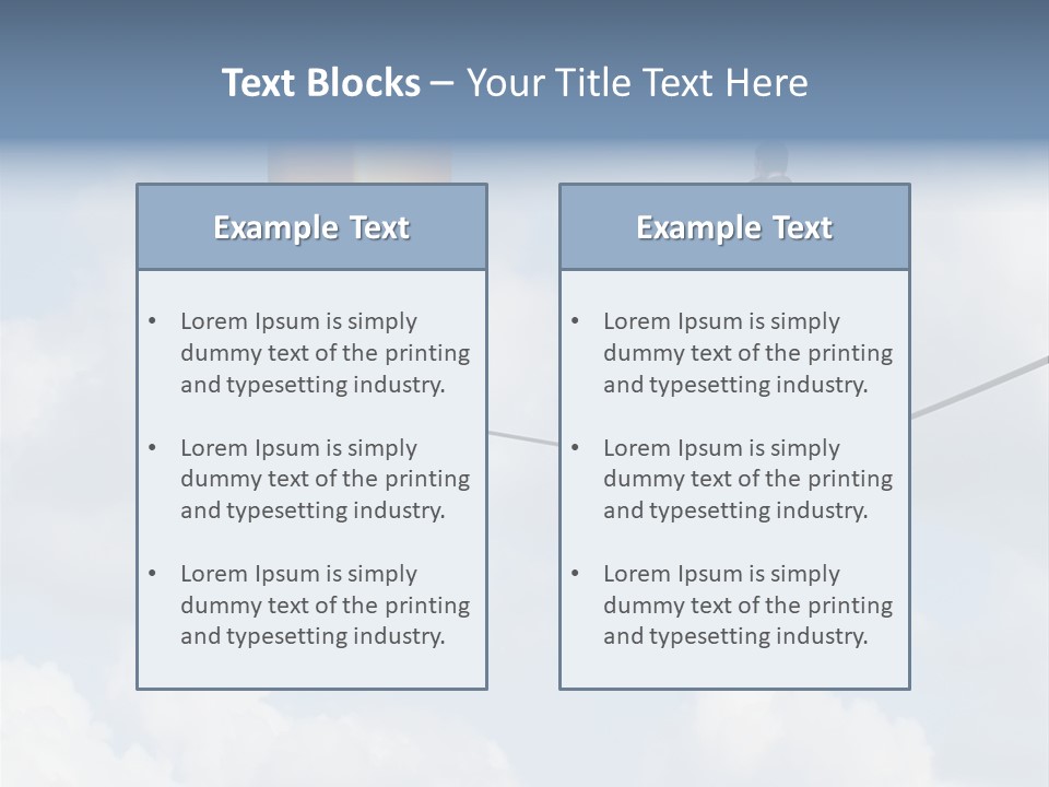Overcome Person Vision PowerPoint Template