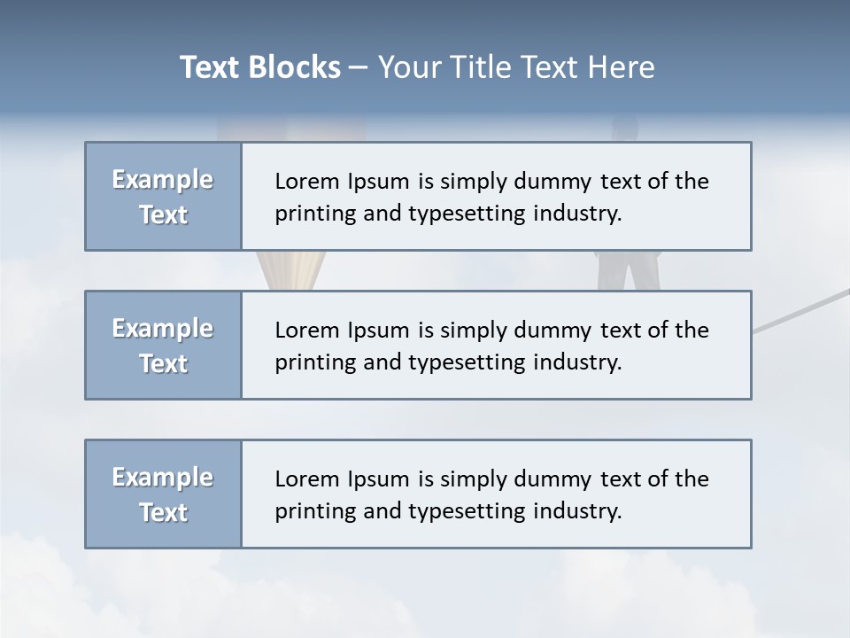 Overcome Person Vision PowerPoint Template