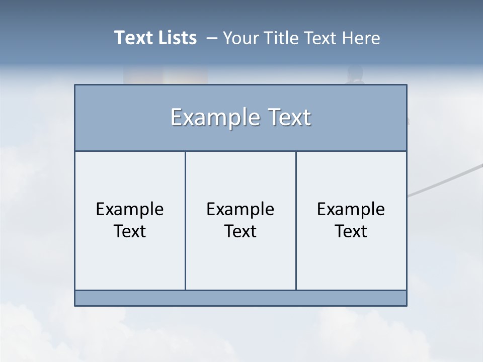 Overcome Person Vision PowerPoint Template