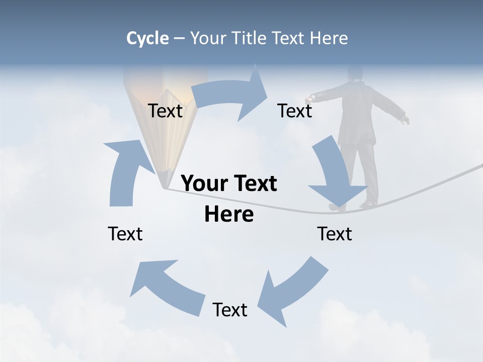 Overcome Person Vision PowerPoint Template