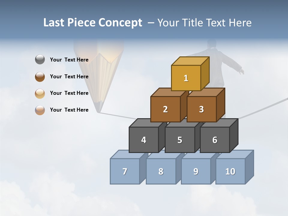 Overcome Person Vision PowerPoint Template