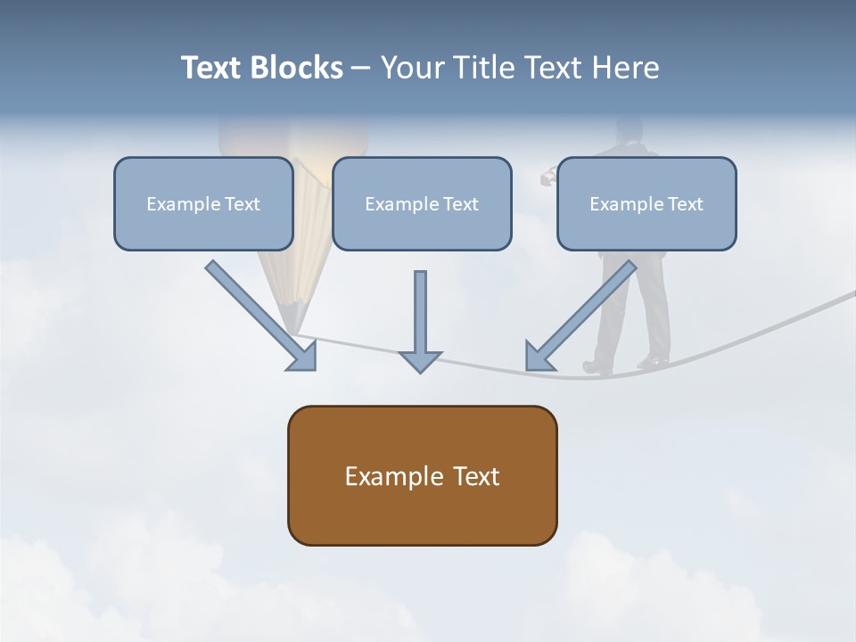 Overcome Person Vision PowerPoint Template