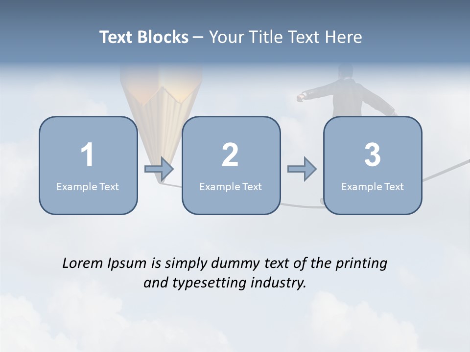 Overcome Person Vision PowerPoint Template