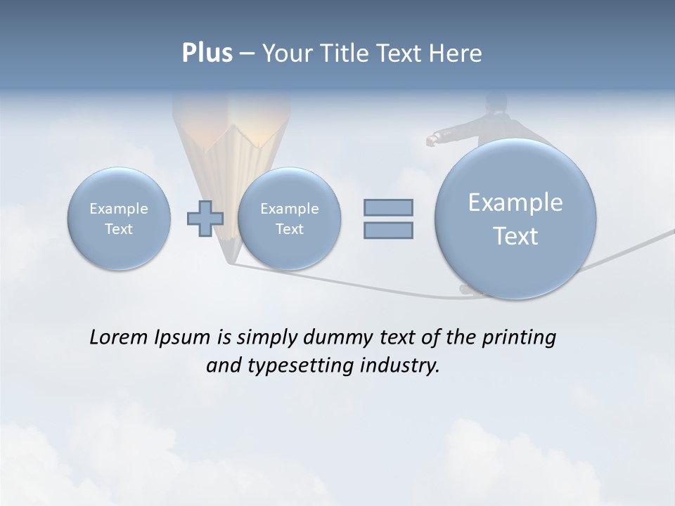 Overcome Person Vision PowerPoint Template
