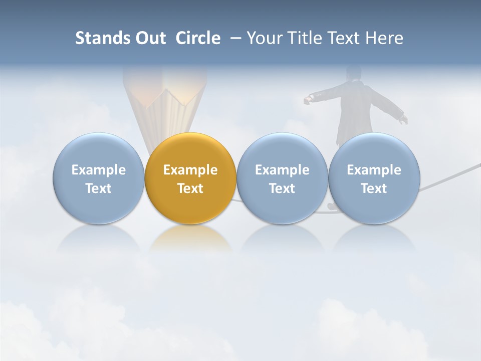Overcome Person Vision PowerPoint Template