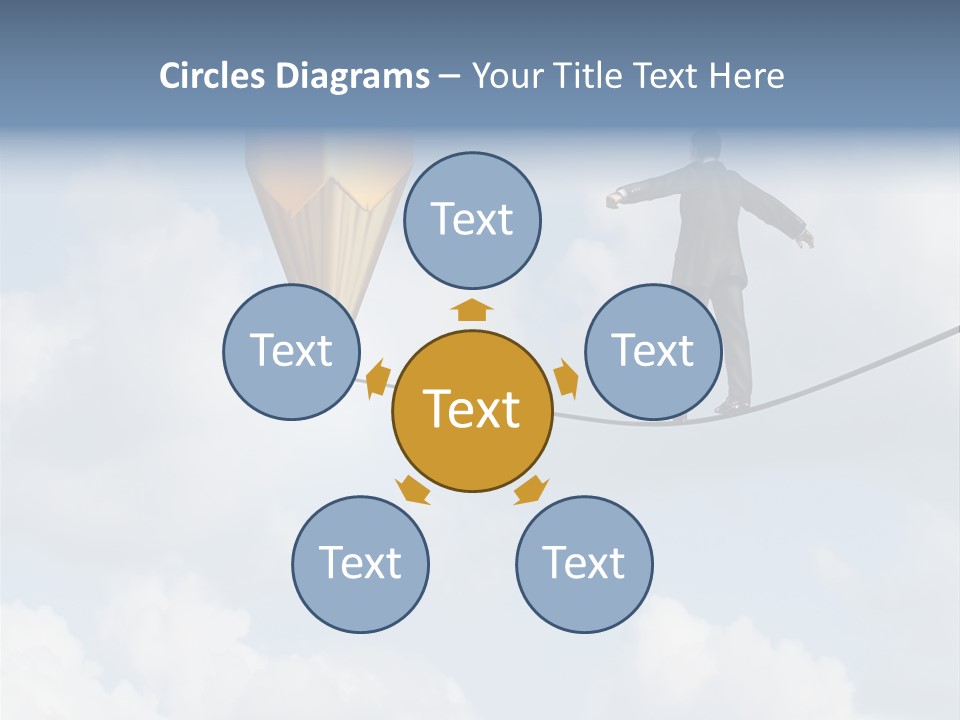 Overcome Person Vision PowerPoint Template