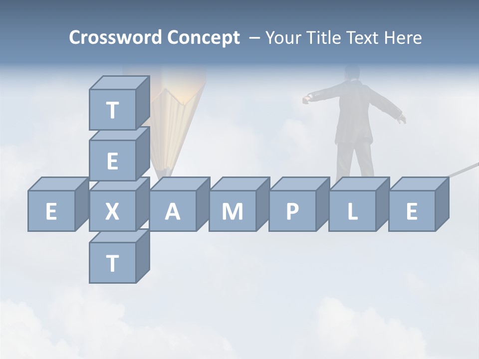 Overcome Person Vision PowerPoint Template