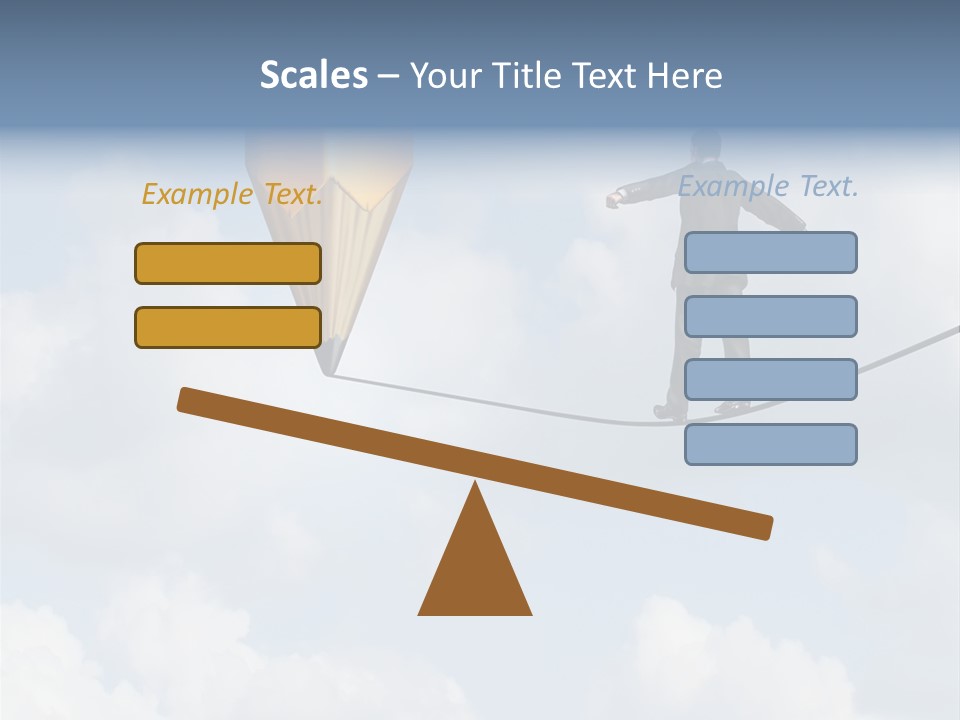 Overcome Person Vision PowerPoint Template