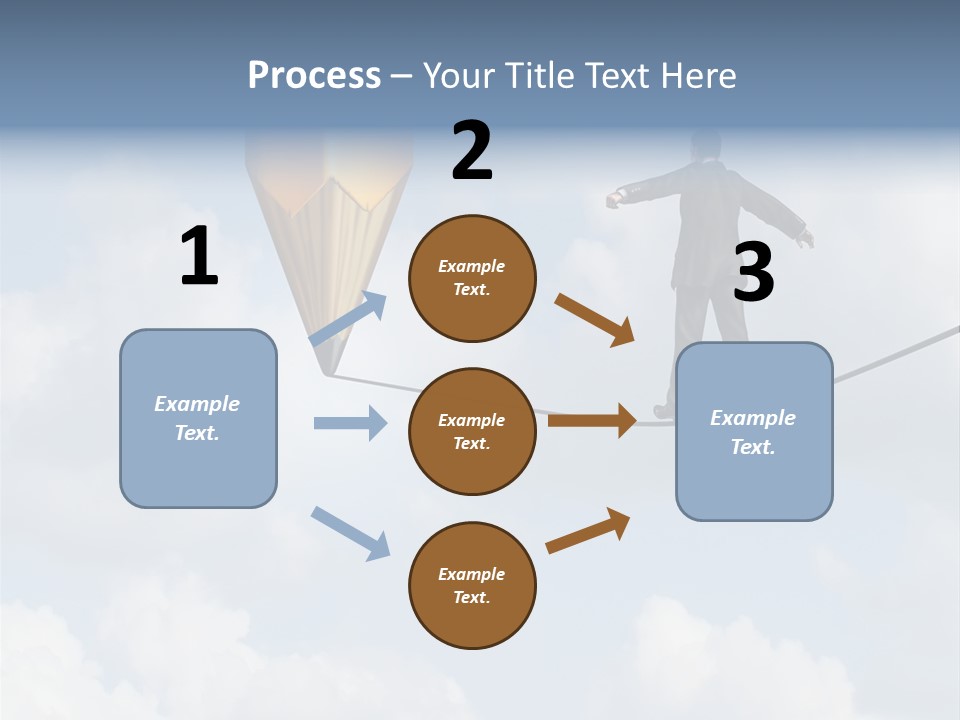 Overcome Person Vision PowerPoint Template