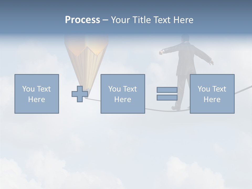 Overcome Person Vision PowerPoint Template